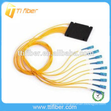 Factory supply 1X8 PLC fiber optical splitter with SC/UPC Singlemode connectors